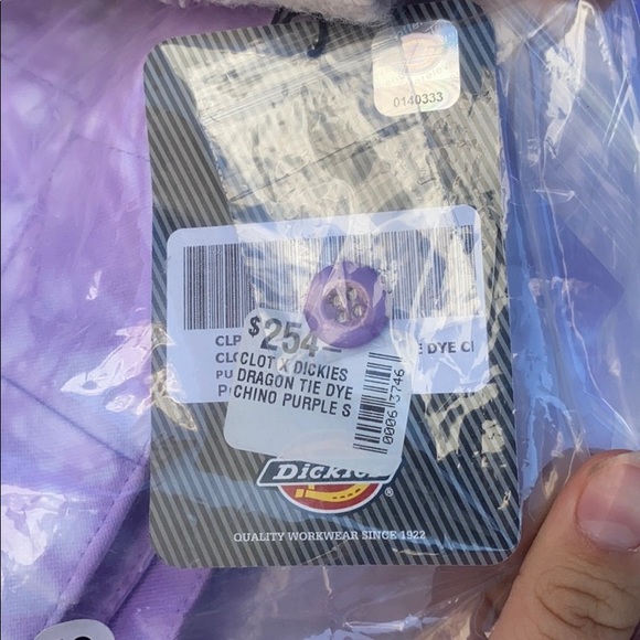 CLOT x Dickies DRAGON TIE DYE CHINO (PURPLE) - Picture 6 of 7